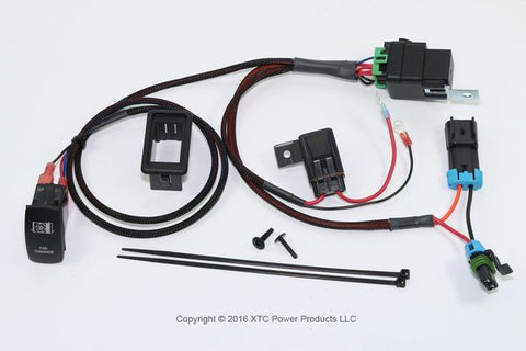 Premium Plug & Play Coolant Fan Override Switch Kit for Polaris RZR 2016 XP Turbo