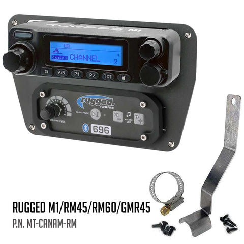 Mobile Radio Mount for Can Am Commander and Maverick