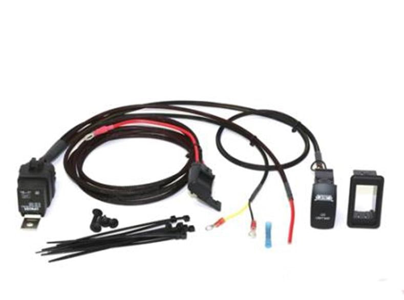 Plug & Play  Wire Harness with Sealed Fuse and Relay and Two LED Switch (Direct to Battery)