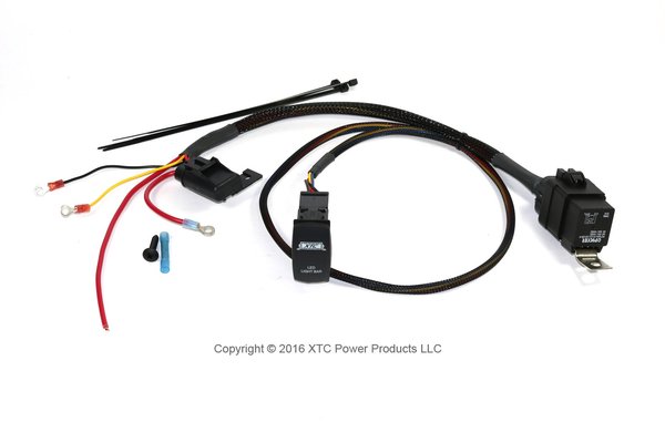 Plug & Play  Wire Harness with Sealed Fuse and Relay and Two LED Switch