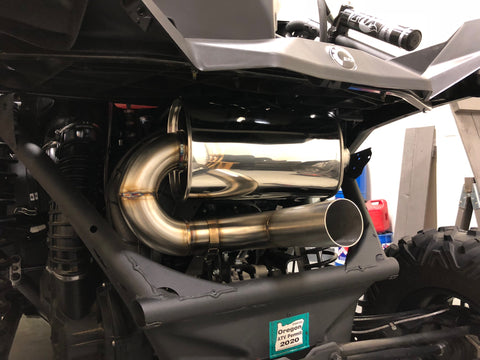 Treal Performance  "Quiet Trail" 2017-19 Can-Am Maverick X3 Exhaust System