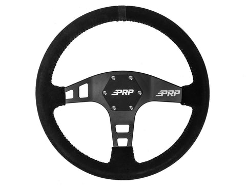 PRP Flat Steering Wheel – Suede