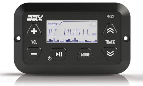 SSV WORKS PANEL MOUNT BLUETOOTH MEDIA CONTROLLER WITH LCD DISPLAY