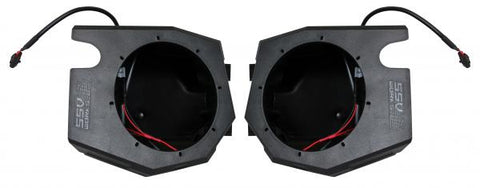Polaris RZR Front Kick Speaker Pods - Unloaded