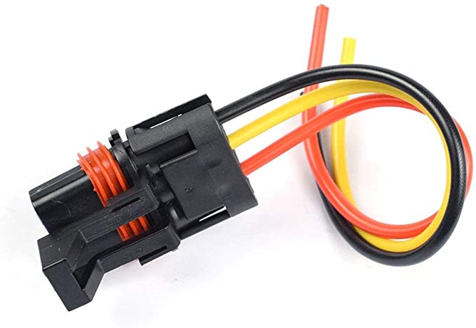 Pulse Power Plug Pigtail Connector Compatible with 2018 2019 2020 2021 Polaris Ranger XP 1000 / RZR/Pro RS1 General Bus Bar Harness Pigtail Connectors 6Pcs (Yellow Red Black)