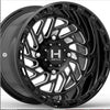 Hostile UTV H116 JIGSAW 15" Wheel NON Beadlock - Black Milled
