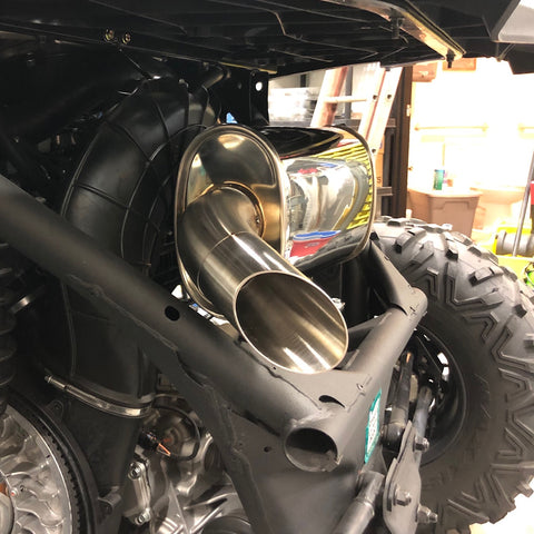 Treal Performance  Can-Am X3 Quiet Trail Side Exit Exhaust System