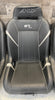 PRP GT S.E. Extra Wide SUSPENSION SEAT - BLACK / GREY WITH SILVER LOGOS