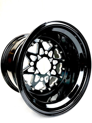 V2 Super Star - Gloss Black Ultra Light Billet Wheels