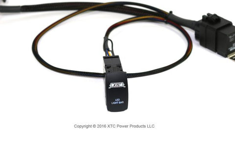 Plug & Play  Wire Harness with Sealed Fuse and Relay and Two LED Switch