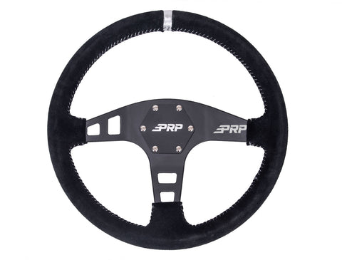 PRP Flat Steering Wheel – Suede
