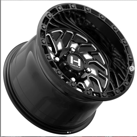 Hostile UTV H116 JIGSAW 15" Wheel NON Beadlock - Black Milled