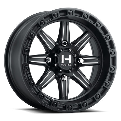 Hostile UTV H109 Alpha 15" Wheel NON Beadlock - Satin Black Milled